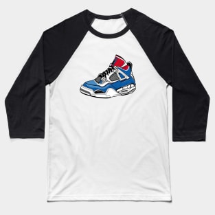 AJ IV - Sketch ! HOT WEAR !!! Blues !!! Baseball T-Shirt